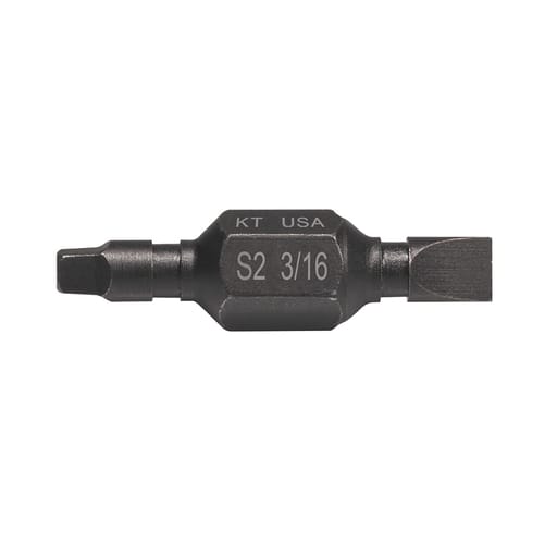 Klein Tool - Klein 32745 Cushioned Grip Black Plastic Handle Double Ended Magnetic Multi-Bit Power Driver Bit