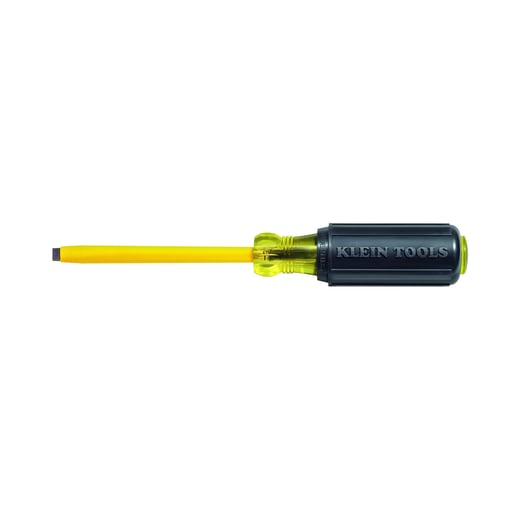 Klein Tool - Klein 621-6 Coated 3/16" Cabinet Tip Screwdriver, 6"