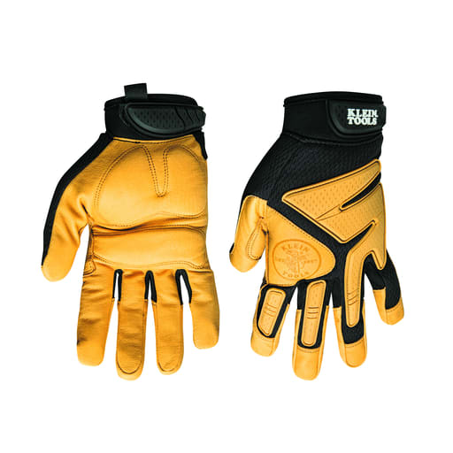 Klein Tool - Klein 40221 Journeyman™ Leather Gloves, Large