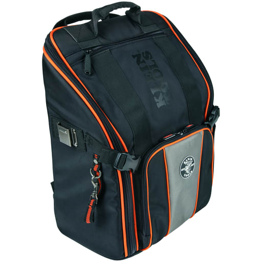 Klein Tool - Klein 55655 Tradesman Pro™ Tool Station Tool Bag Backpack with Worklight