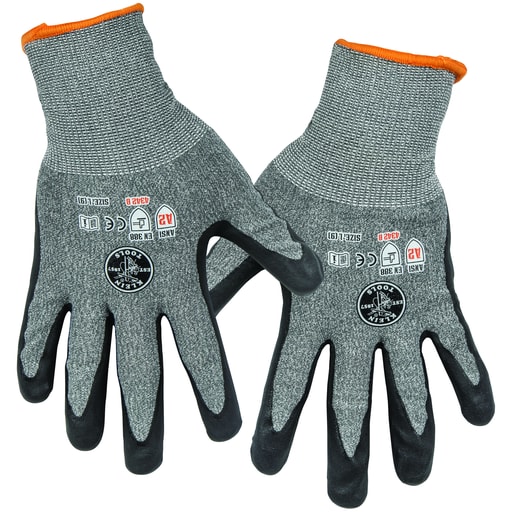 Klein Tool - Klein 60185 Work Gloves, Cut Level 2, Touchscreen, Large, 2-Pair