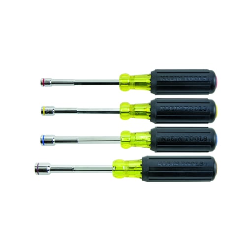 Klein Tool - Klein 635-4 4pc Heavy-Duty Nut Driver Set