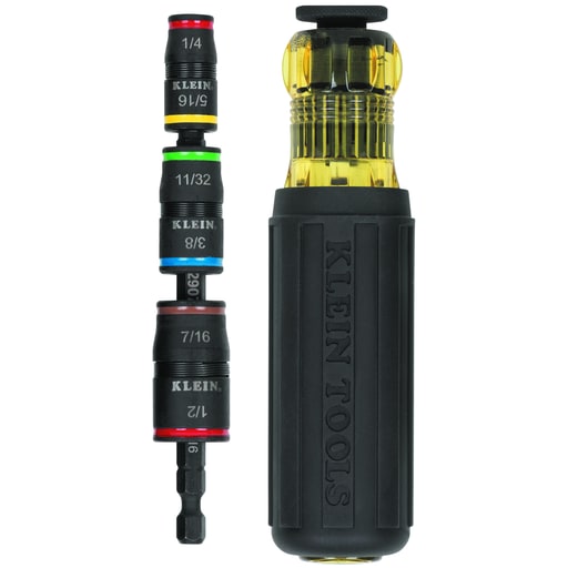 Klein Tool - Klein 32900 7-in-1 Impact Flip Socket w/ Handle