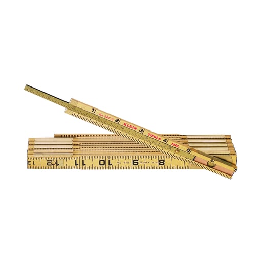 Klein Tool - Klein 905-6 Wood Folding Rule with Extension