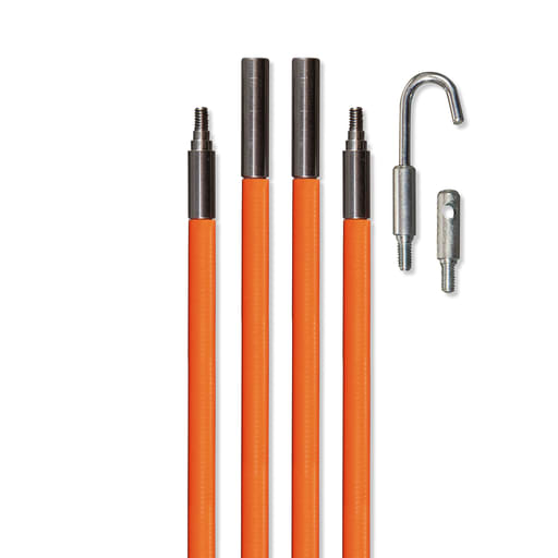 Klein Tool - Klein 56324 Lo-Flex Fish Rod Set, 24-Foot
