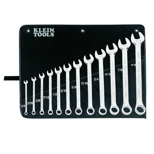 Klein Tool - Klein 68404 Combination Wrench Set, 12-Piece