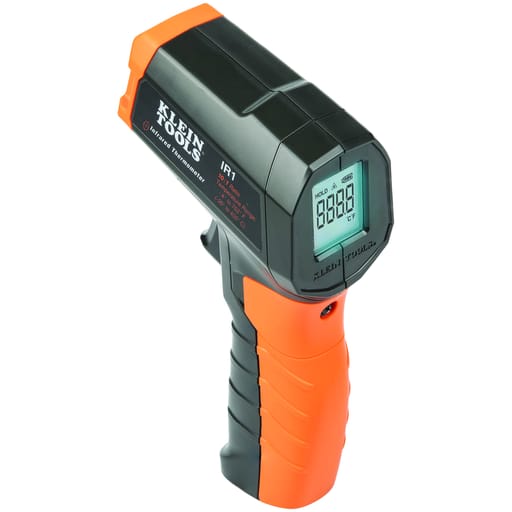 Klein Tool - Klein IR1 Infrared Digital Thermometer with Targeting Laser, 10:1