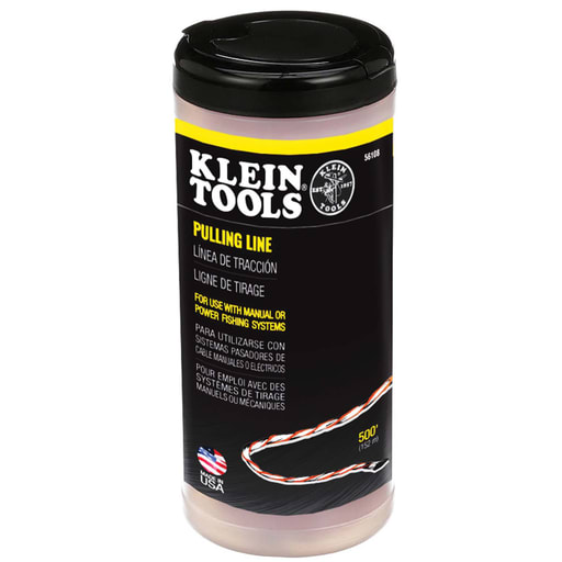 Klein Tool - Klein 56108 Poly Pull Line w/ Orange Tracer 500-Feet