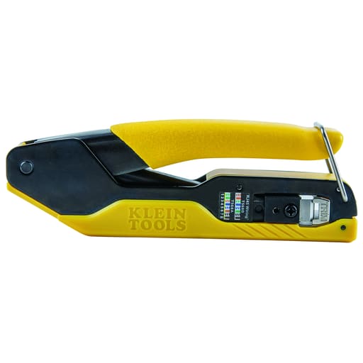 Klein Tool - Klein VDV226-005 Data Cable Crimping Tool for Pass-Thru Compact