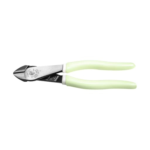 Klein Tool - Klein D200028GLW Diagonal Cutting Pliers, High-Visibility, 8"