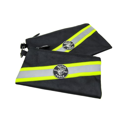 Klein Tool - Klein 55599 High Visibility Zipper Bags (2/Pk)