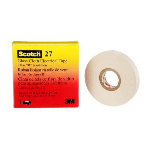 3M - 3M 27 1/2" x 66ft Glass Cloth Electrical Tape