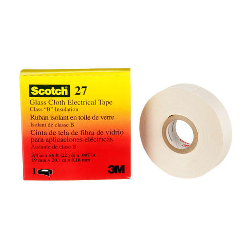 3M - 3M 27 3/4" x 66ft Glass Cloth Electrical Tape
