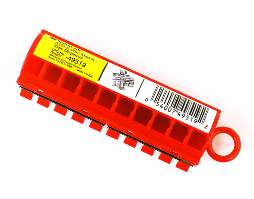 3M - 3M STD-X 10/Case Wire Marker Tape Dispenser