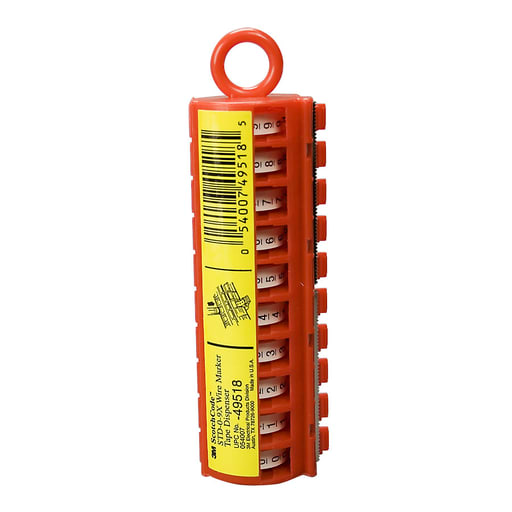 3M - 3M Electrical SDR-3 Number 3 Wire Marker Tape Refill Roll