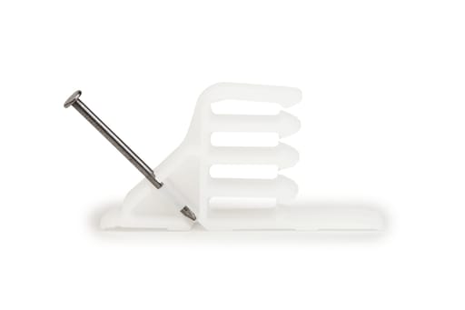 3M - 3M SI-1 Plastic Cable Stacker, White