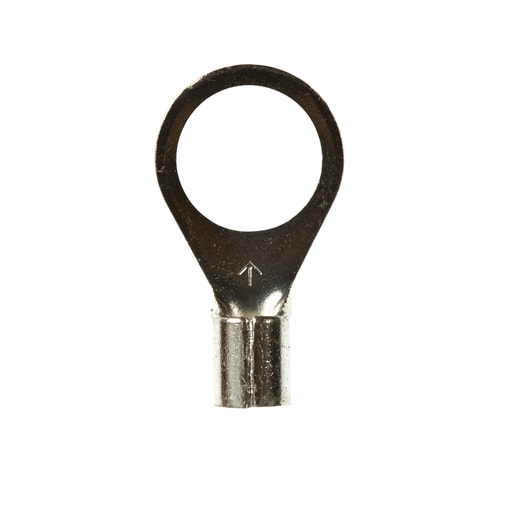 3M - 3M Industrial Safety M10-38R/SX 12 to 10 AWG Non-Insulated Brazed Seam Ring Tongue Terminal