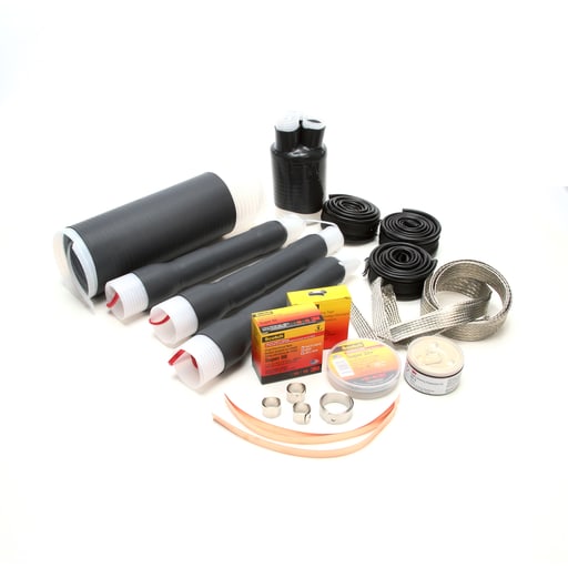 3M - 3M 7622-T-110-3G Indoor 3 Conductor Cables Termination Kit with Ground Wires