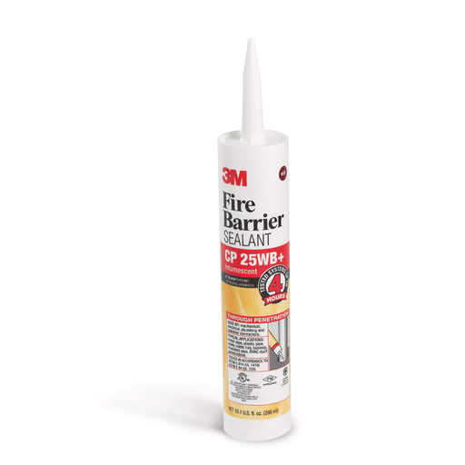 3M - 3M CP-25WB+ Fire Barrier Sealant, Red, 10.1 fl.oz Cartridge
