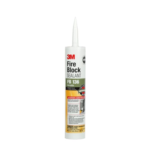3M - 3M FB-13 12/Case 10.1 oz Fire Block Sealant Cartridge