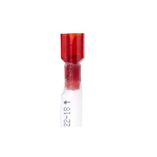 3M - 3M MNHU18-250DFIX Heatshrink Nylon Insulated Female Disconnect (25/Bottle)