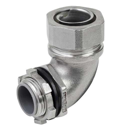 Cal Pipe - Calbrite S60700FC90 3/4in SS Flex Connector Male 90