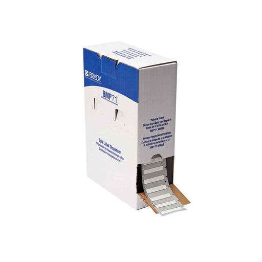 Brady Corporation - Brady BM71-187-175-342 BMP61 BMP71 M611 TLS 2200 PermaSleeve Polyolefin Wire Marking Sleeves, 0.187" Dia x 1.75" W, White, Roll of 1000 Each