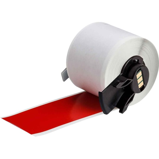 Brady Corporation - Brady PTL-43-439-RD BMP61 M611 TLS 2200 Vinyl Labels, 1.9" W x 50' L, Red