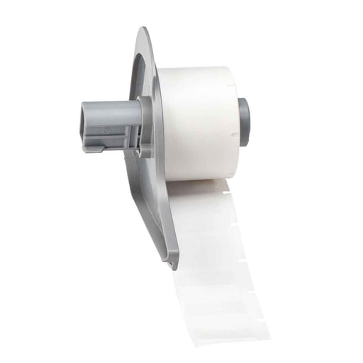 Brady Corporation - Brady M71-96-427 BMP71 Self-Laminating Vinyl Wire and Cable Labels, 0.75" H x 1" W, Roll of 250 Labels, Clear/White