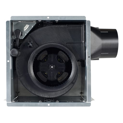 Nutone - Broan AE110L 0.3 Amp 110 CFM 1.3 Sones 11-3/4 x 12-1/2 Inch Grille Ventilation Fan with Lamp