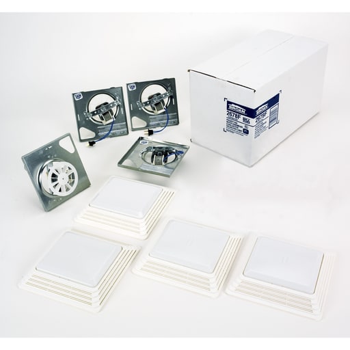 Nutone - Broan 2678F 50 CFM 2.5 Sones 100 W White Polymeric Grille Ventilation System Finish Pack