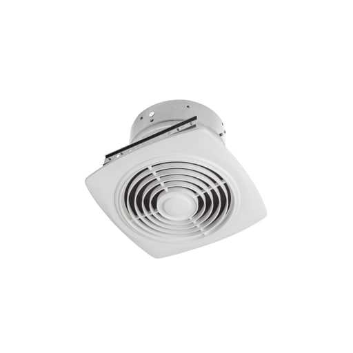 Nutone - Broan 505 1.5 Amp 120 Volt 180 CFM 5.5 Sones 11-1/2 Inch White Polymeric Square Grille Ventilation Fan