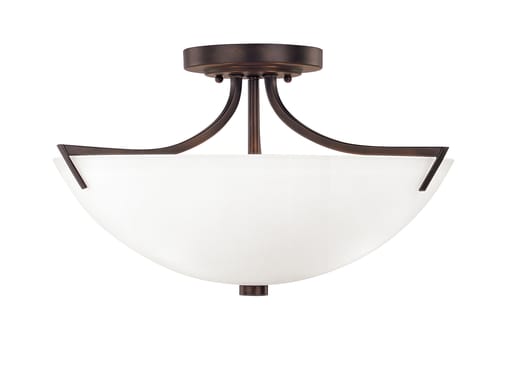 Capital Lighting - CLF 4037BB-SW 3 LIGHT SEMI-FLUSH STANTON