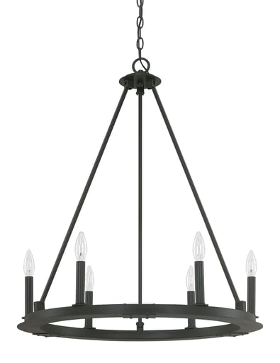 Capital Lighting - CLF 4916BI-000 6 LIGHT CHANDELIER