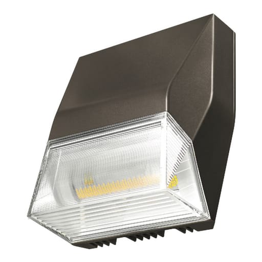 Cooper Lighting - Lumark AXCL12ARL Large Refractive Lens - Axcent LED Wall Mount Luminaire - Carbon Bronze