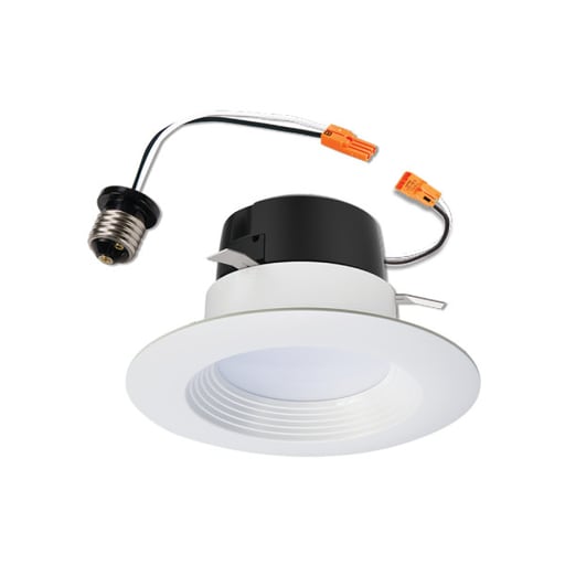 Cooper Lighting - Halo LT460WH6927R 4" Retrofit Baffle-Trim - LT LED Retrofit Baffle Trim Downlight - Matte White
