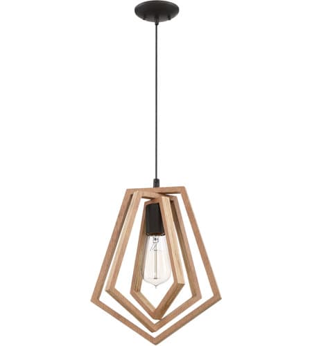Craftmade International - CRAF 44591-ESP GEM MINI PENDANT ESPRESS W/NATURAL WOOD