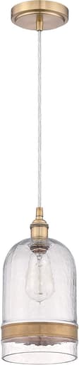 Craftmade International - CRAF P455AGC1 MINI PENDANT AGED COPPER/CLEAR GLASS