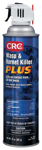 CRC Industries, Inc. - CRC 1004767 (14010) Wasp & Hornet Killer Plus™ Insecticide, 14 Wt Oz