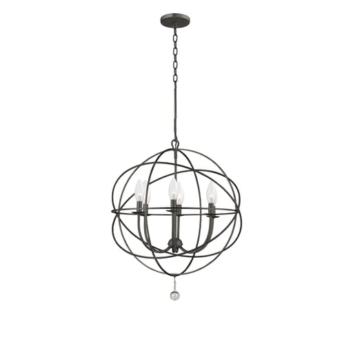 Crystorama Inc - CRYS 9226EB ENGLISH BRONZE SOLARIS 22"W X 27.5"H 6-6GC