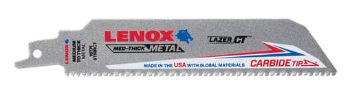 Lenox American Saw - DWLT LXAR6110CT-1 RECIPS 6110RCT 6