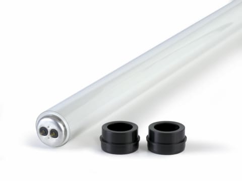 Engineered Products - EPCO 17060 Clear T12 4 Foot Tube Guard with Black End Caps
