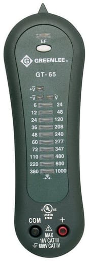 Greenlee Textron - Greenlee GT-65 19 to 1000VAC / 5 to 1000VDC Non-Contact Voltage Tester
