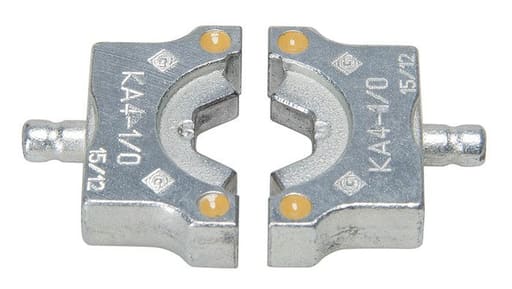 Greenlee Textron - Greenlee Ka4-1/0 Die Set, #1/0 Al Crimp(Ka4-1/0)