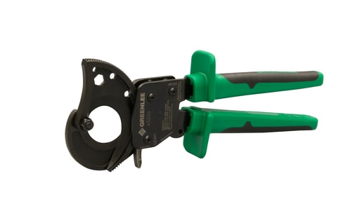 Greenlee Textron - Greenlee 45206 10" 600 MCM Copper Ratchet Cable Cutter