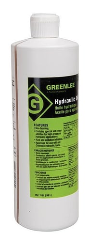 Greenlee Textron - Greenlee 4017GB 1 Quart Hydraulic Oil
