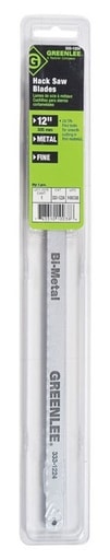 Greenlee Textron - Greenlee 333-1224 24" 18 TPI Bi-Metal Fully Adjustable Hacksaw Blade