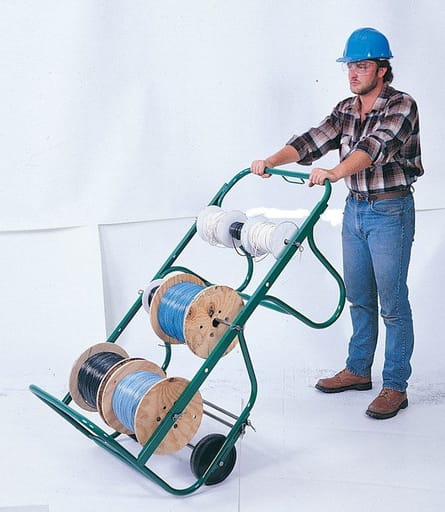 Greenlee Textron - Greenlee 911 Tubular Steel Movable Cable Wire Reel Cart