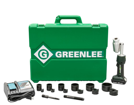 Greenlee Textron - Greenlee LS50L11B 18 Volt Battery Powered Knockout Punching Tool Kit
