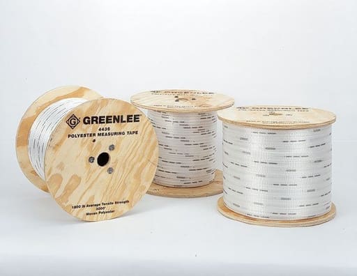 Greenlee Textron - Greenlee 4435 1/2" x 3000ft 1250lb Polyester Measure/Pulling Tape